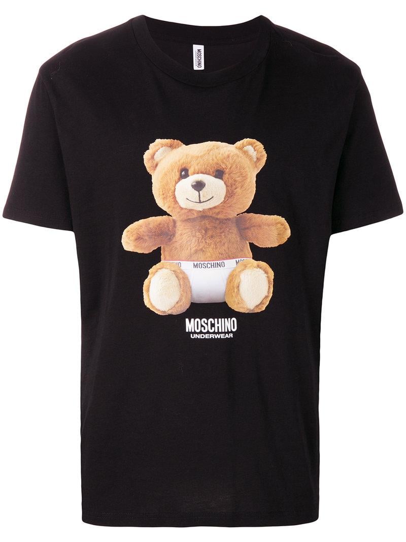 moschino t shirt underwear bear