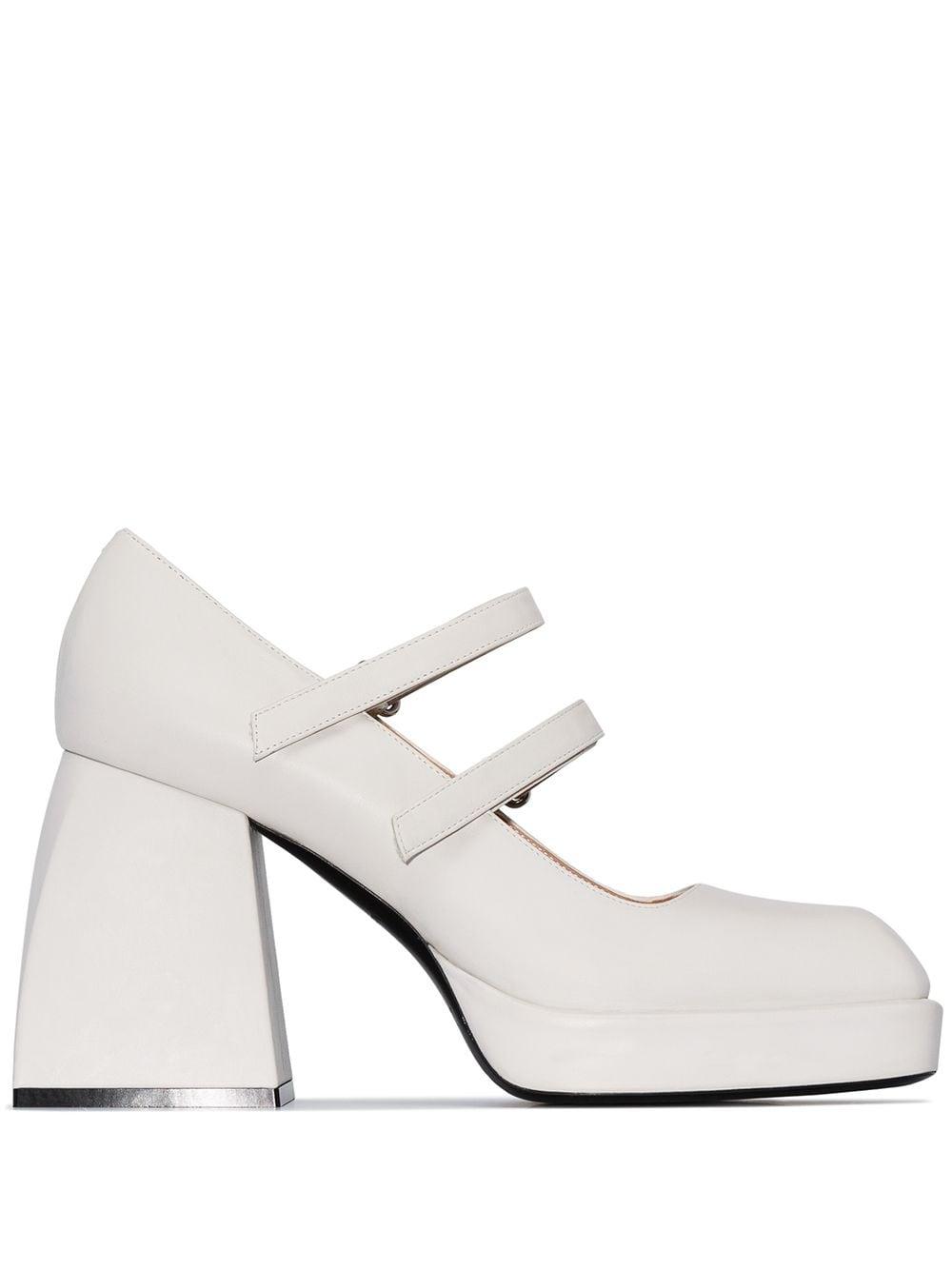 NODALETO Babies Bulla 85mm Mary Jane Leather Pumps | Lyst