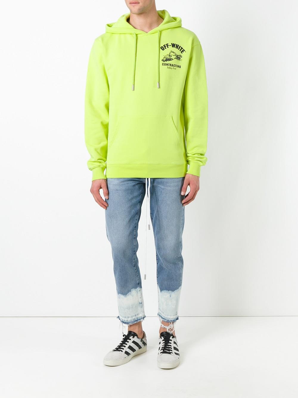 off white contracting hoodie