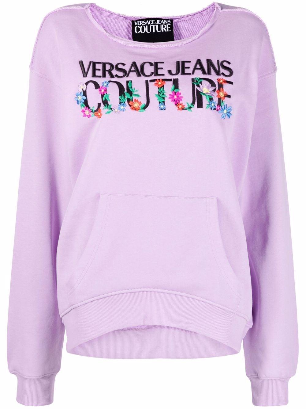 レディース パープル ロゴ スウェットシャツ Irondencrossfit Com