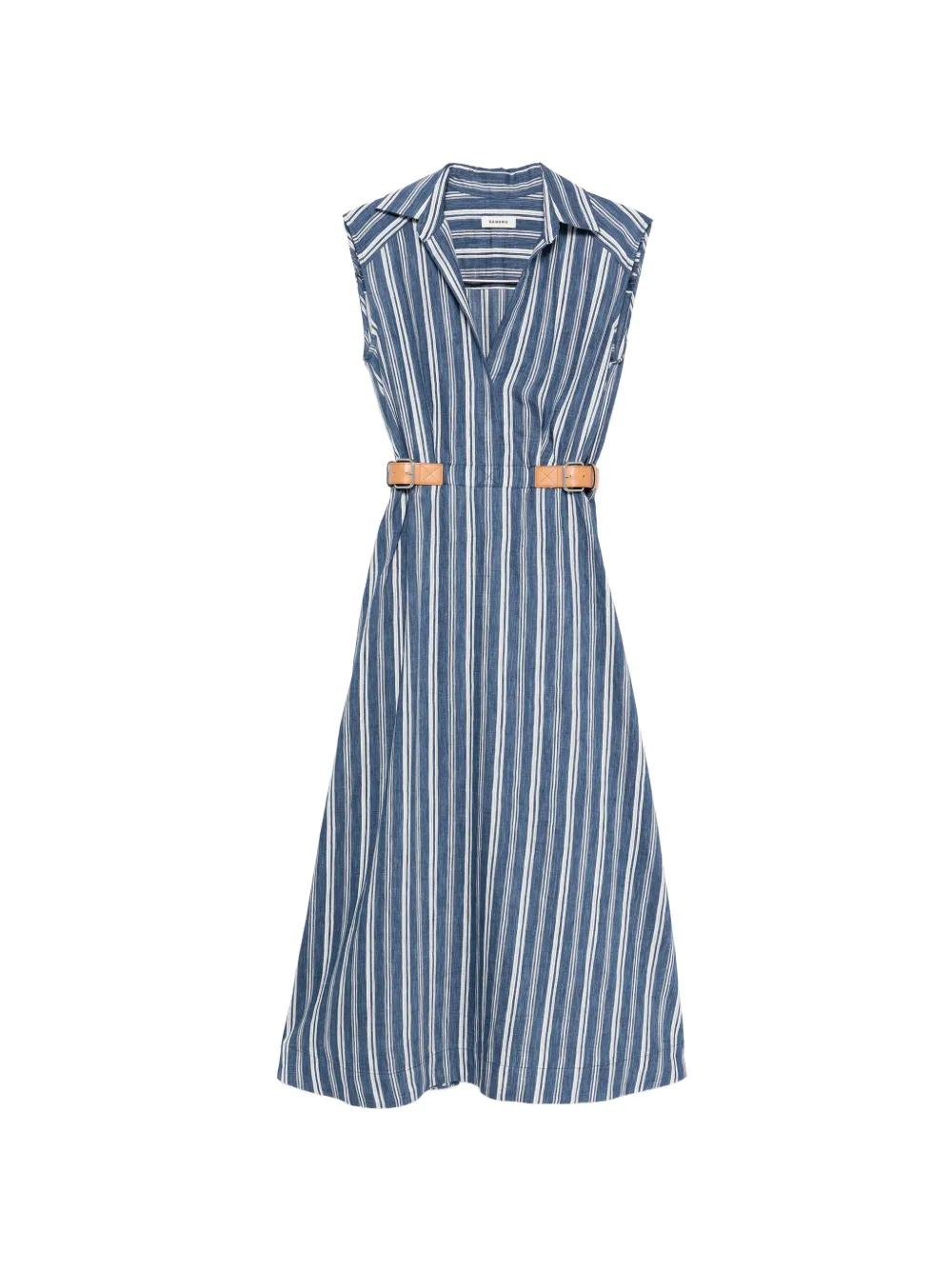 Sandro Linen Dresses for Women | Lyst