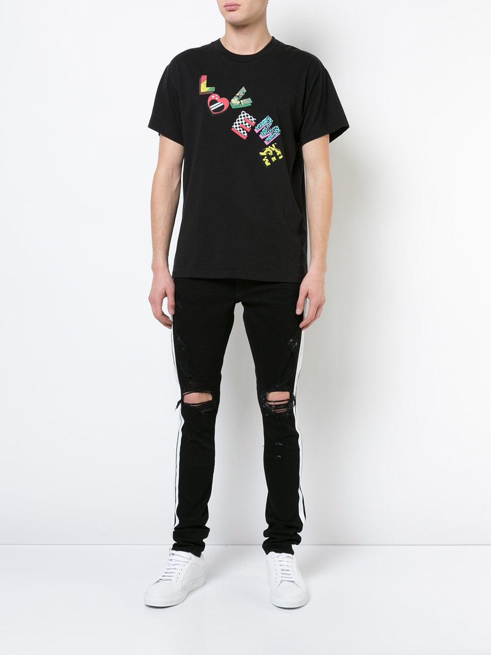Amiri Denim Track Jeans in Black for 