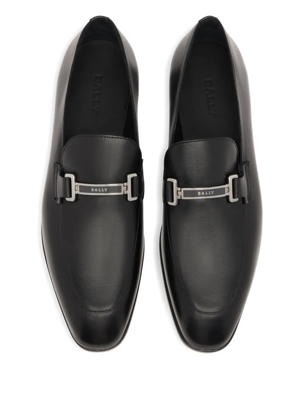 Bally Onizy Leather Loafers in Black for Men | Lyst