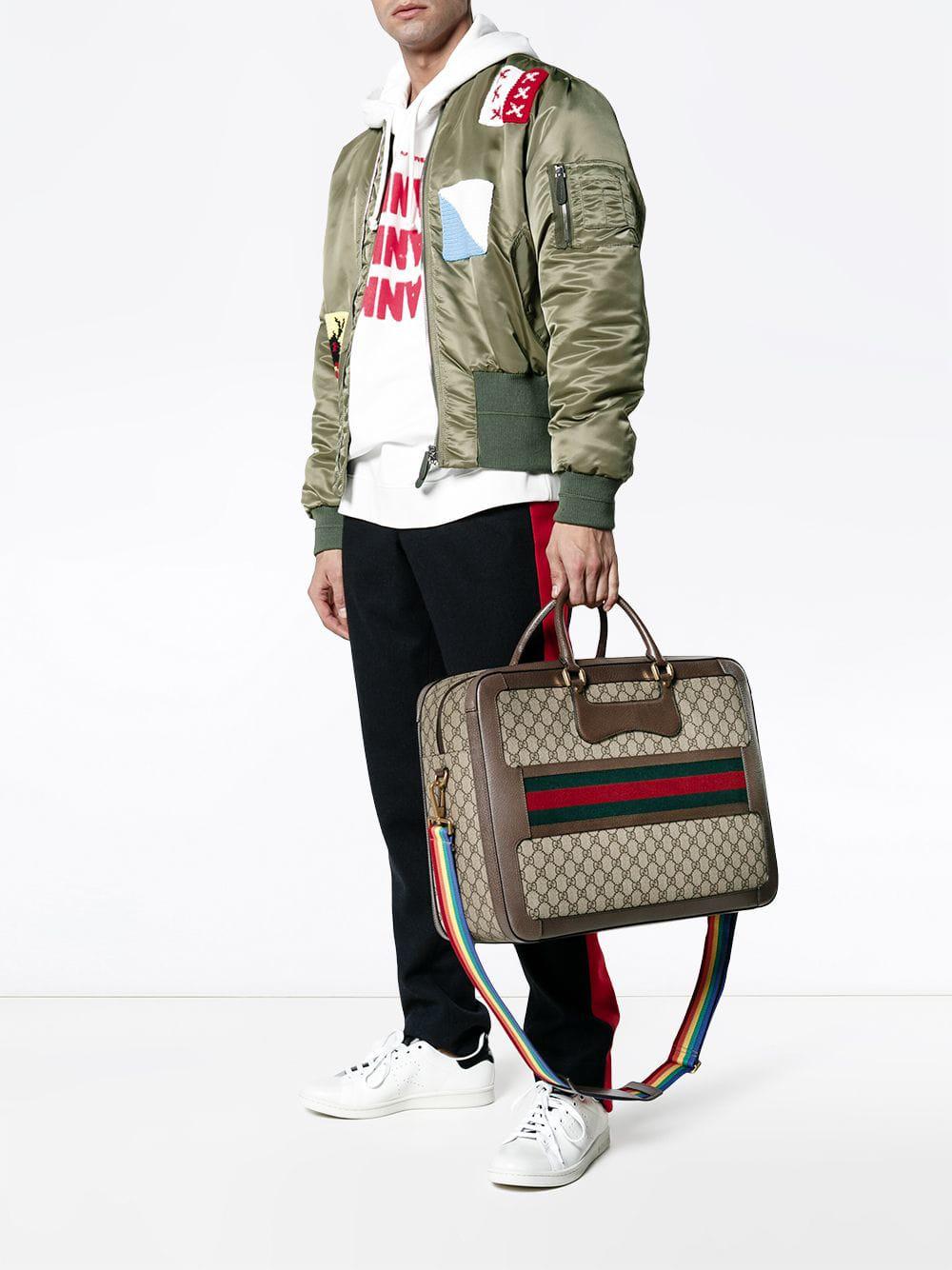 briefcase with strap