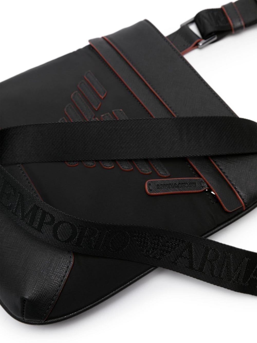 logo-strap crossbody bag, Emporio Armani