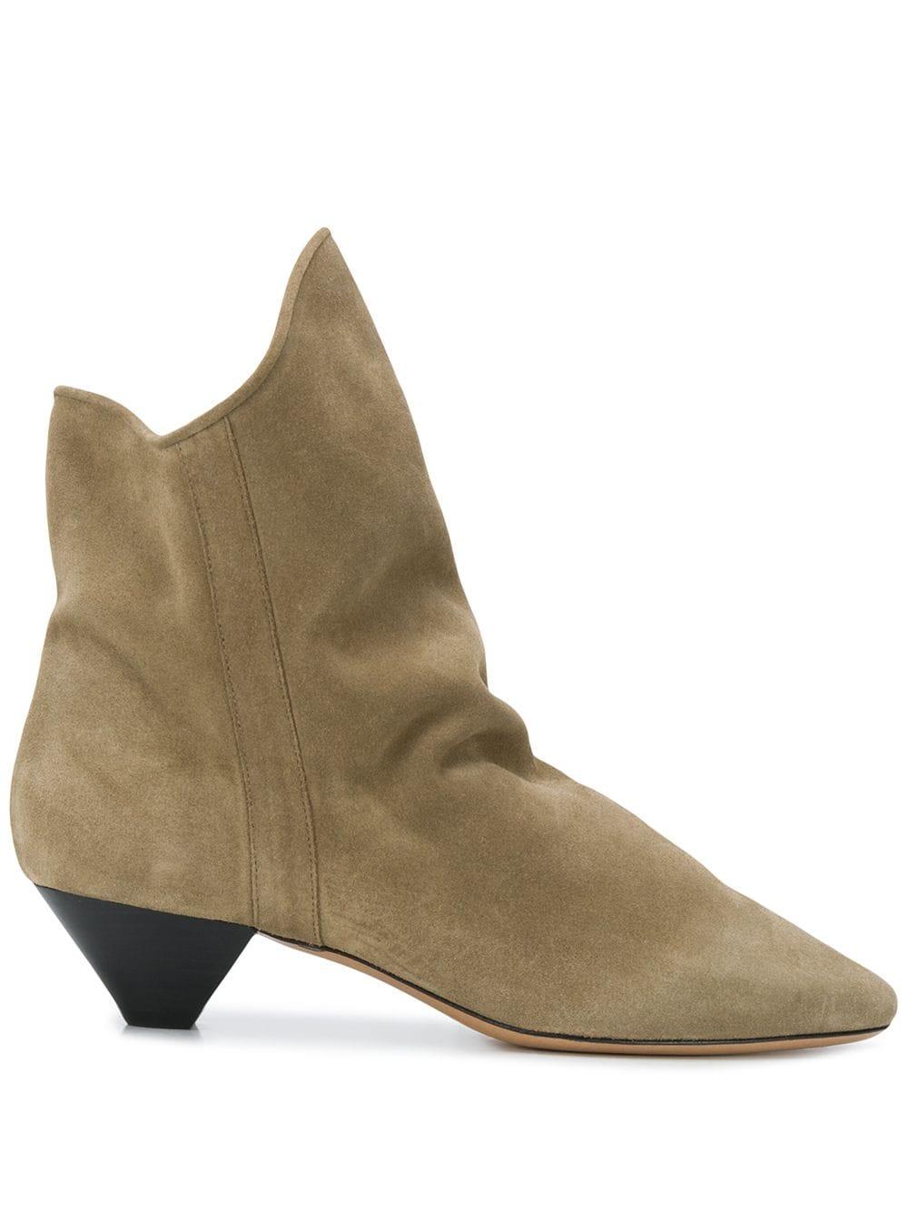 isabel marant suede bootie