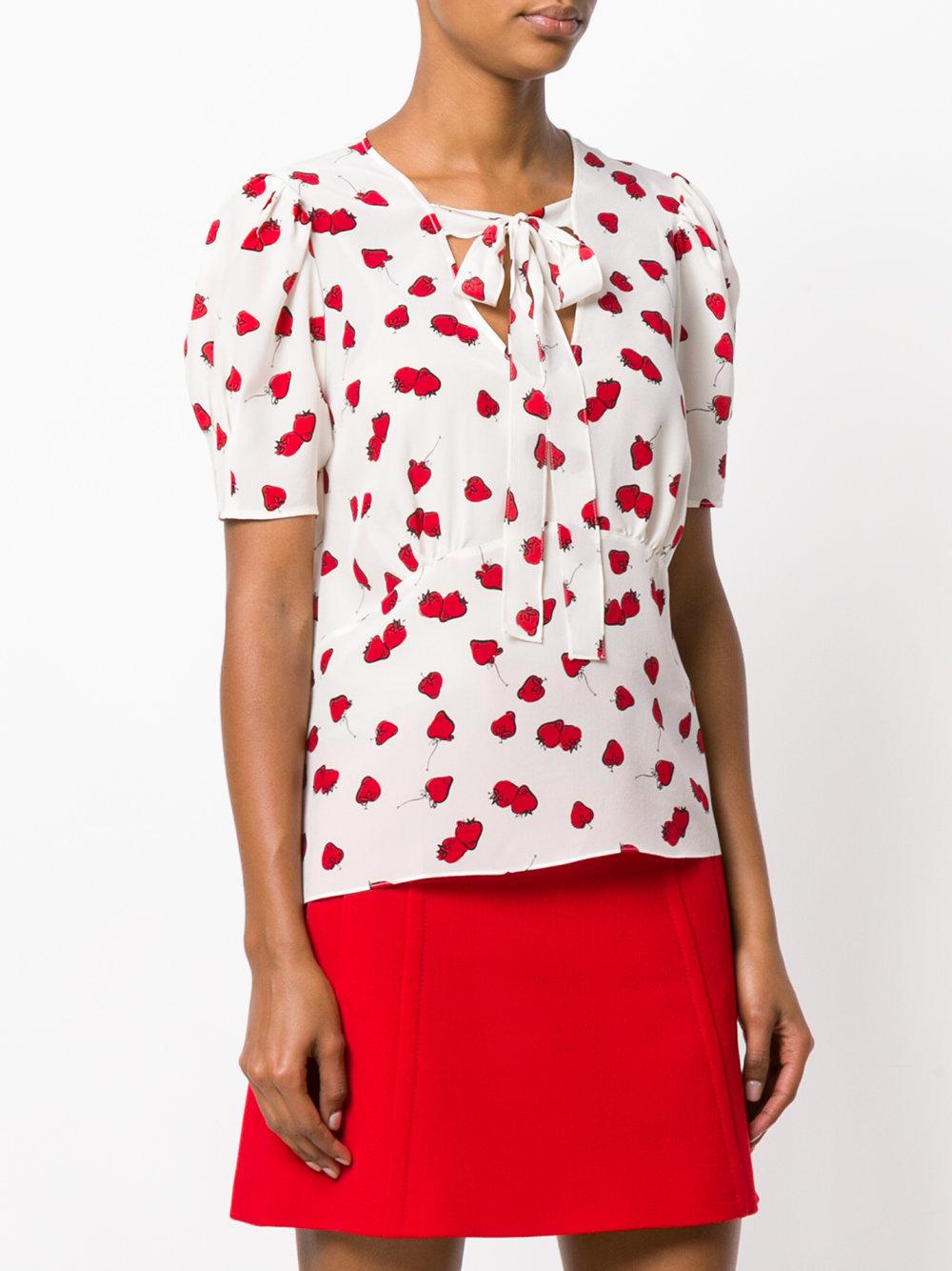 miu miu embroidered blouse