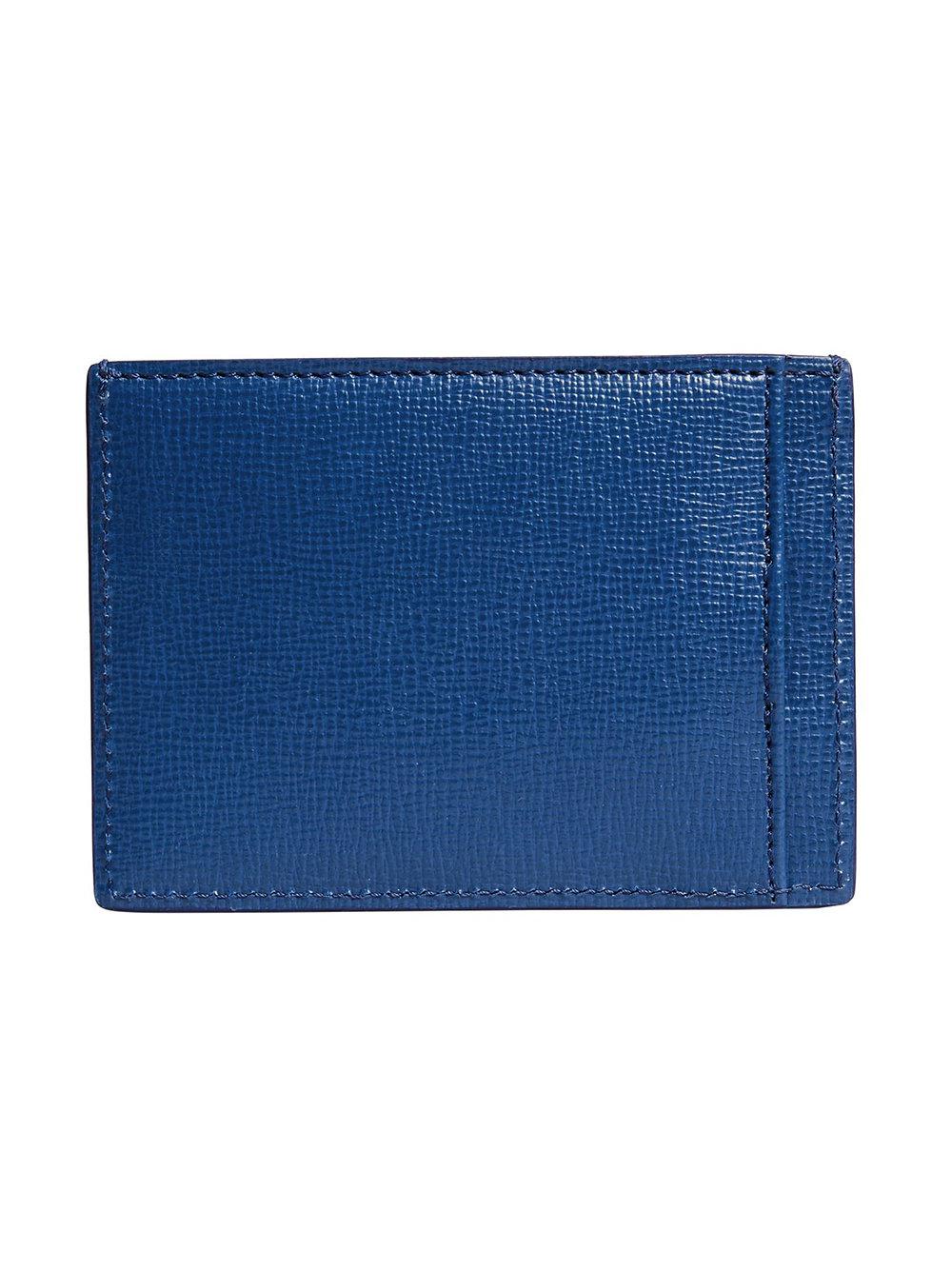 Burberry Money Card Holder Wallet Blue Leather for Sale in Halndle