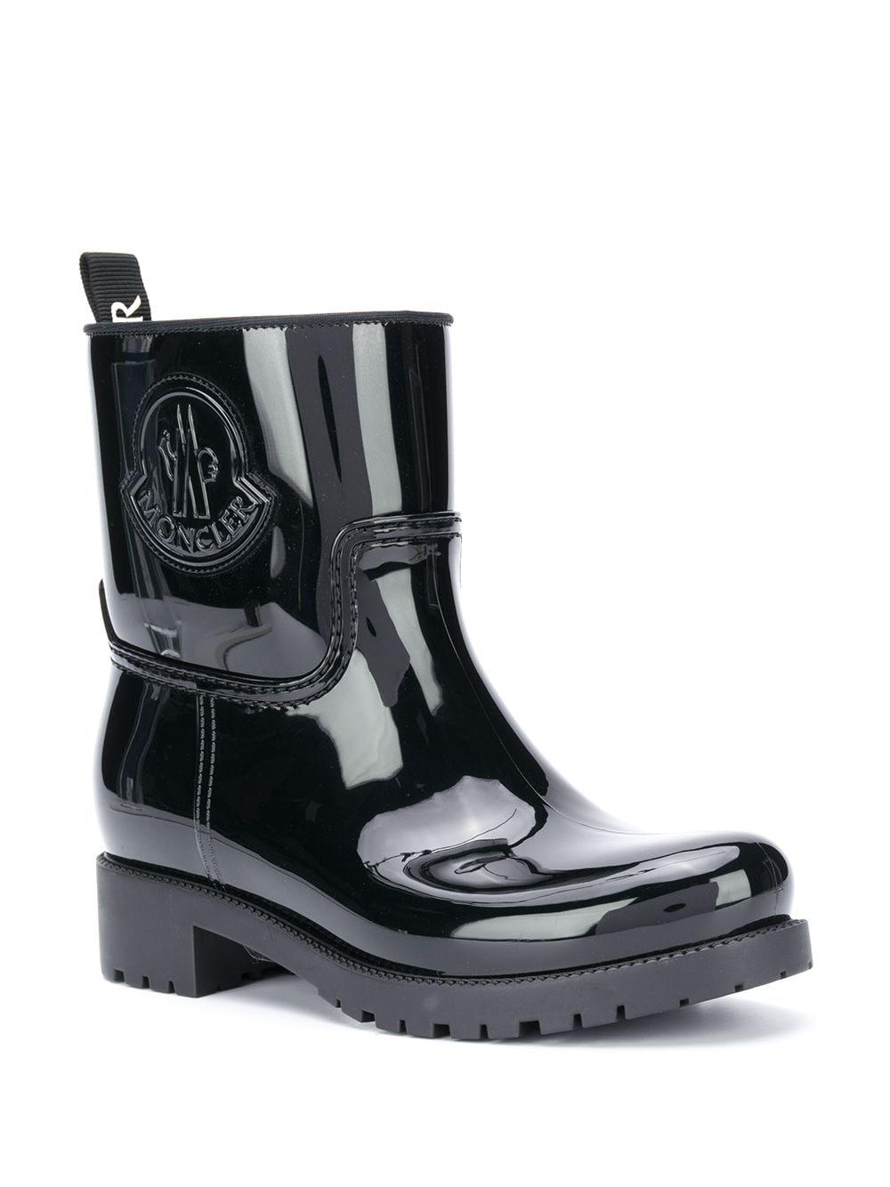 Moncler Ginette Ankle-length Rain Boots in Black - Lyst