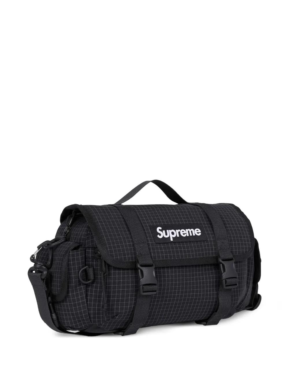 Supreme Mini Grid Duffle Bag in Black for Men | Lyst