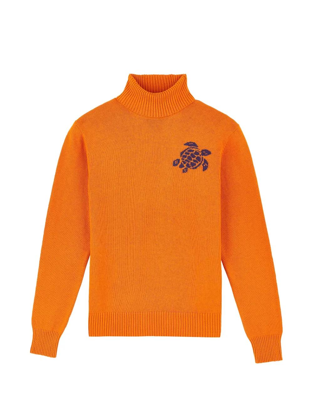 vilebrequin-orange-Turtleneck-