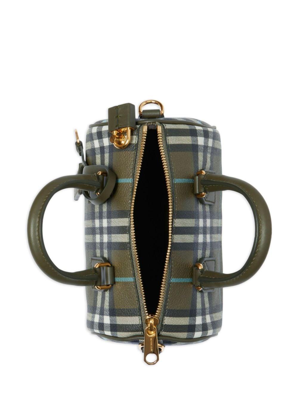 Burberry Mini Check Bowling Bag