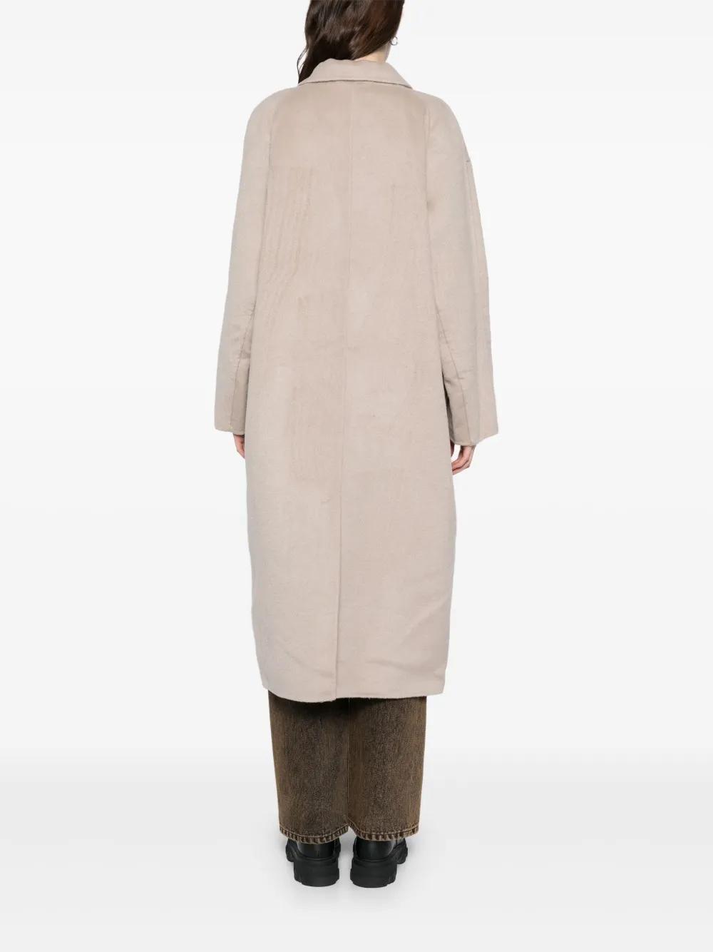 S Ameri Vintage 21Aw Charme Flare Long Coat Double Chester