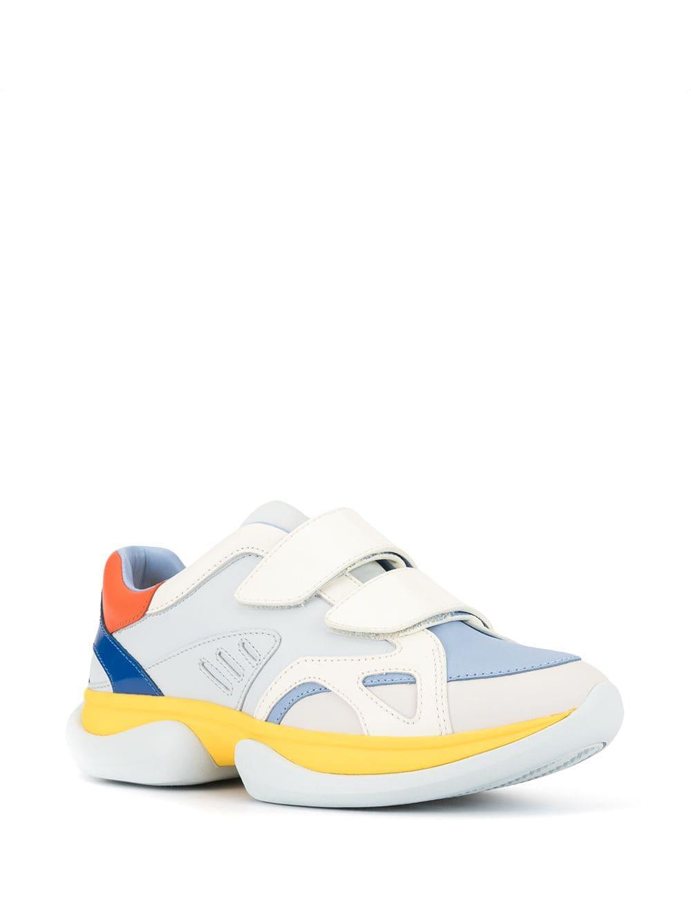 Tory Burch Leather Bubble Double Strap Sneakers - Lyst