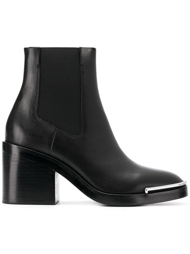 alexander wang black booties