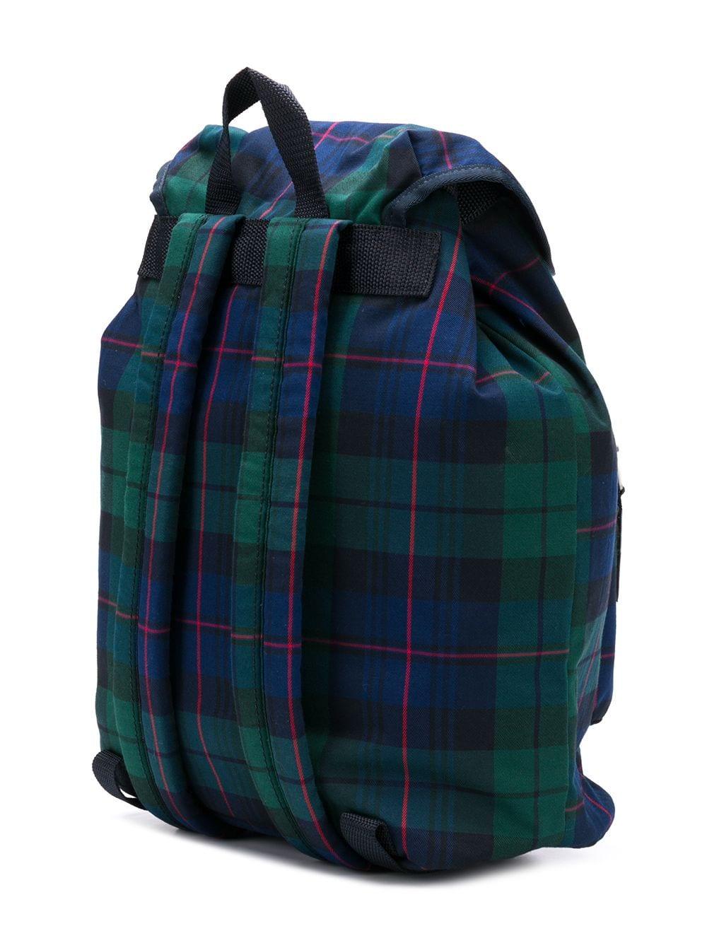 tommy hilfiger checkered backpack