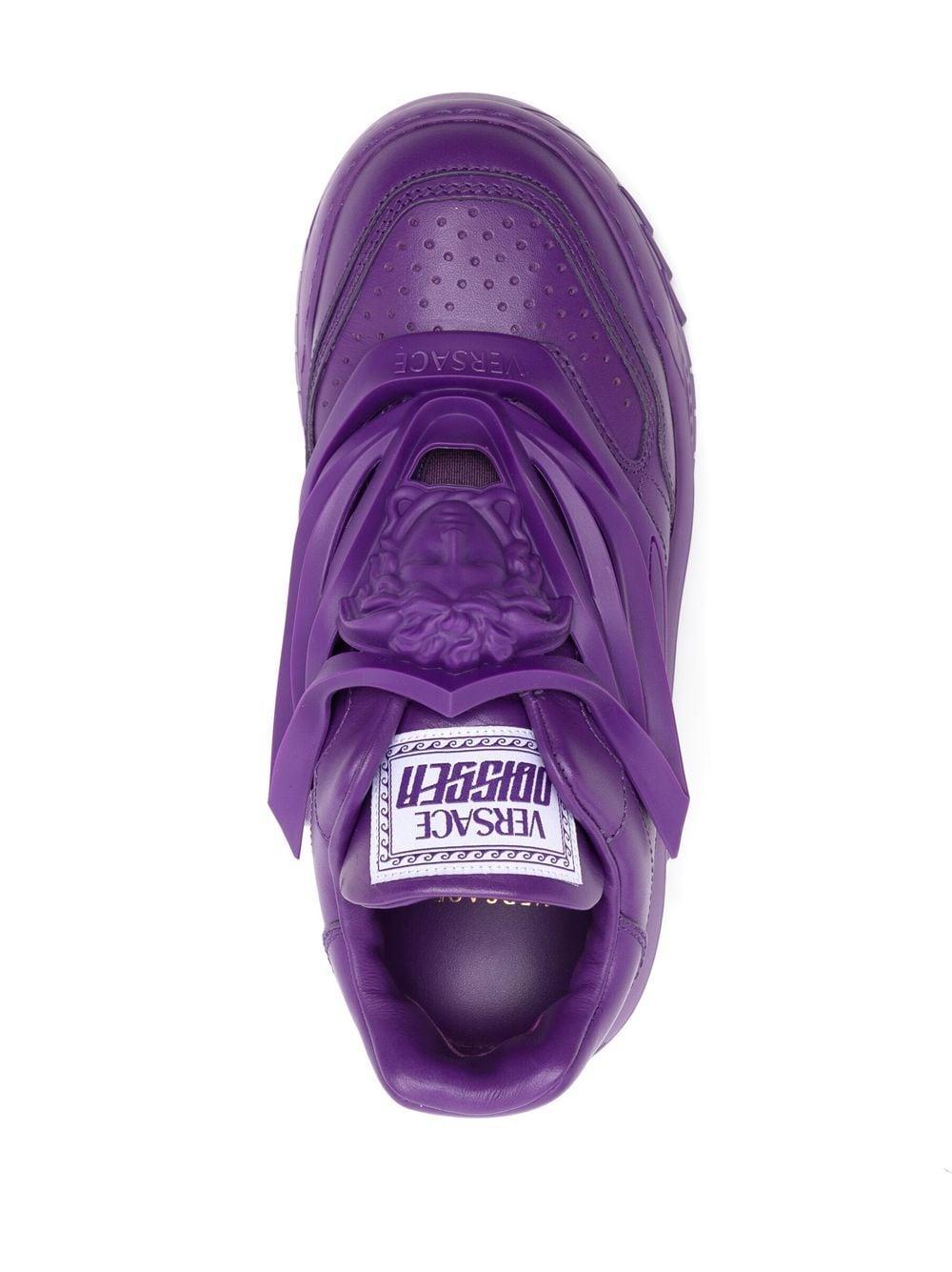 Versace Odissea Chunky-sole Sneakers in Purple | Lyst