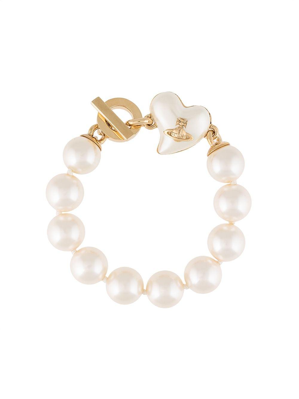 Vivienne Westwood Lynette Pearl Bracelet in White - Lyst