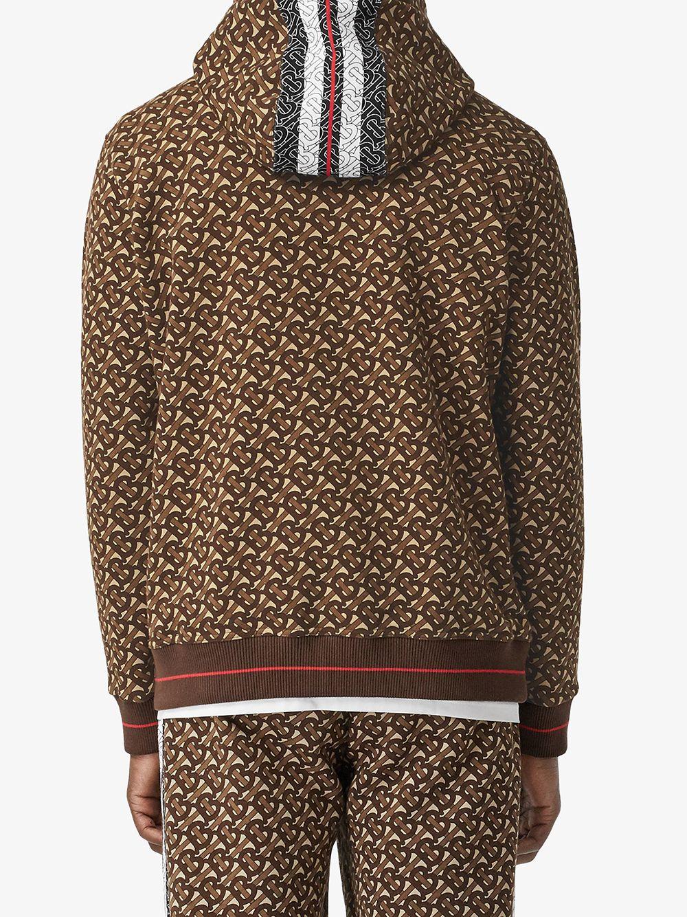 Burberry Tb All Over Print Sweatshirt in Brown for Men Lyst UK