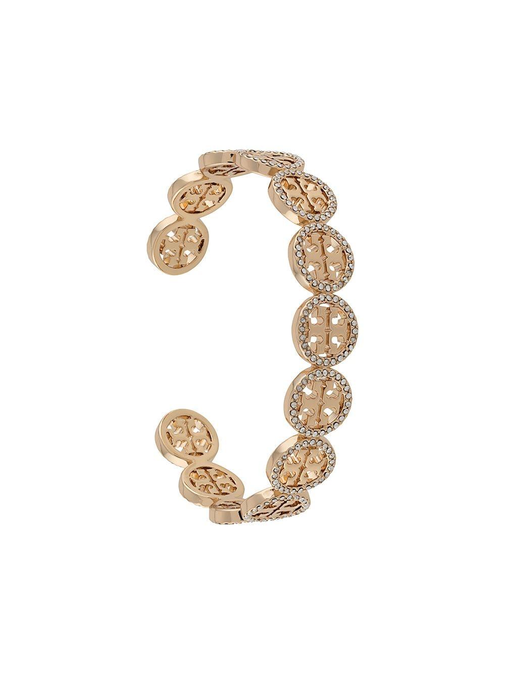 Tory Burch Miller Pavé Cuff Bracelet in Gold (Metallic) Lyst