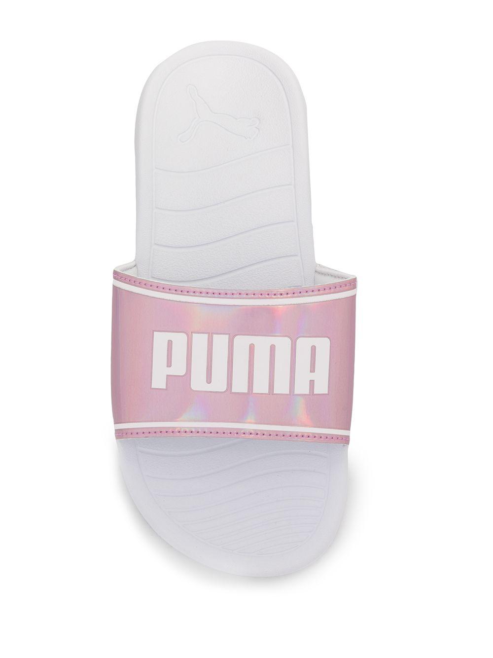 puma popcat slides iridescent