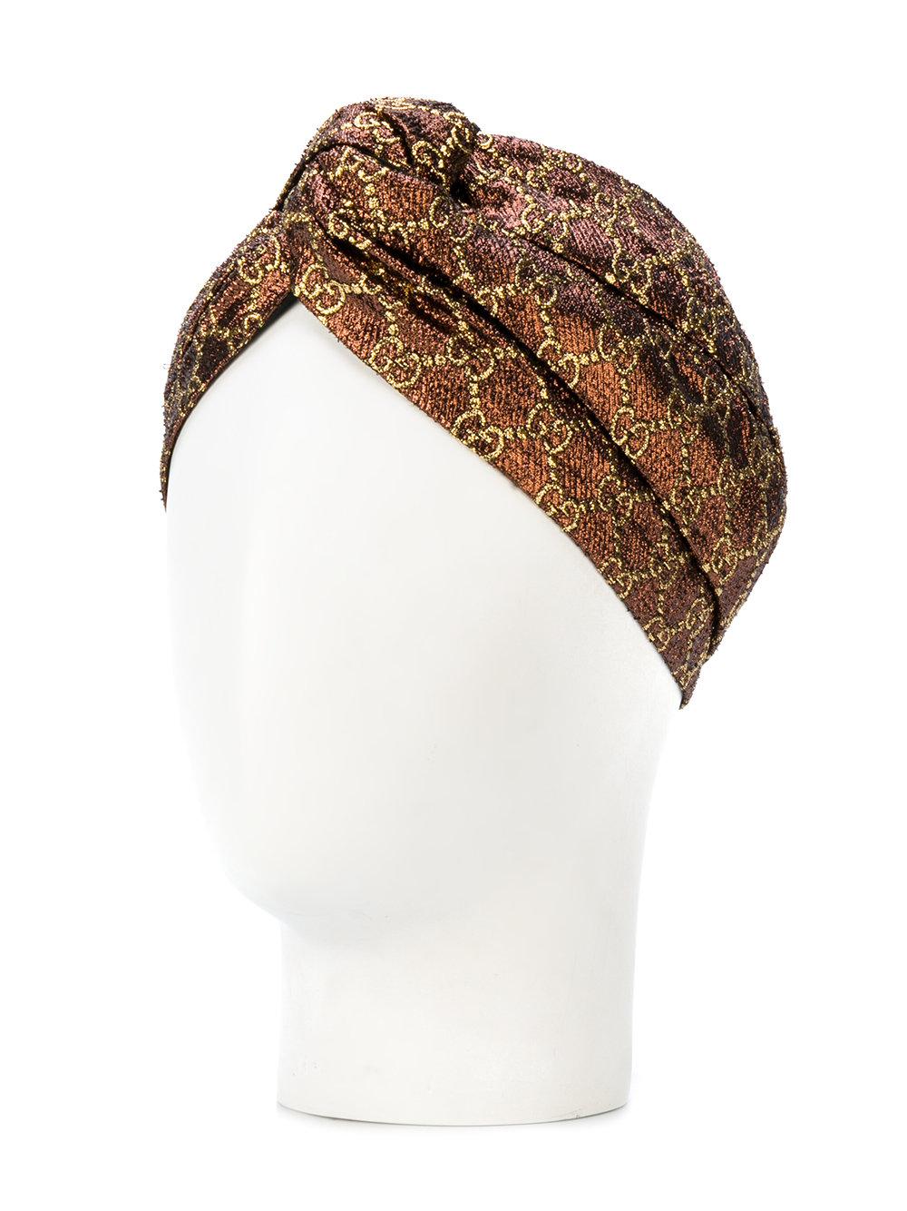 Cotton Patterned Turban in - Lyst