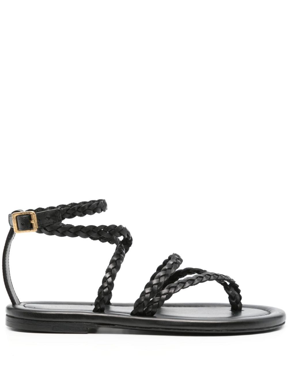 Golden Goose Penelope Flat Sandals in Black Lyst UK