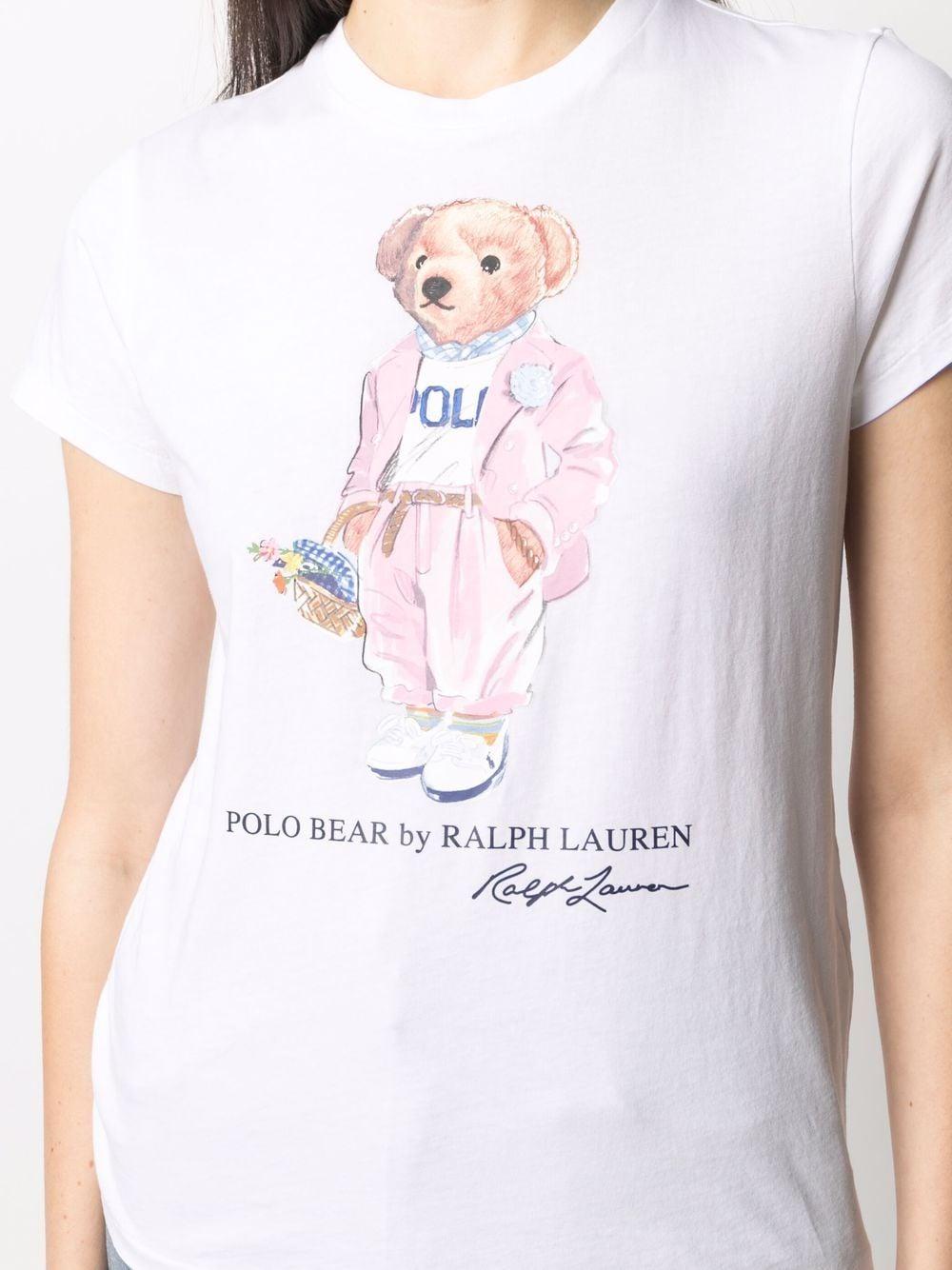 Polo Ralph Lauren Teddy Bear-print T-shirt in White
