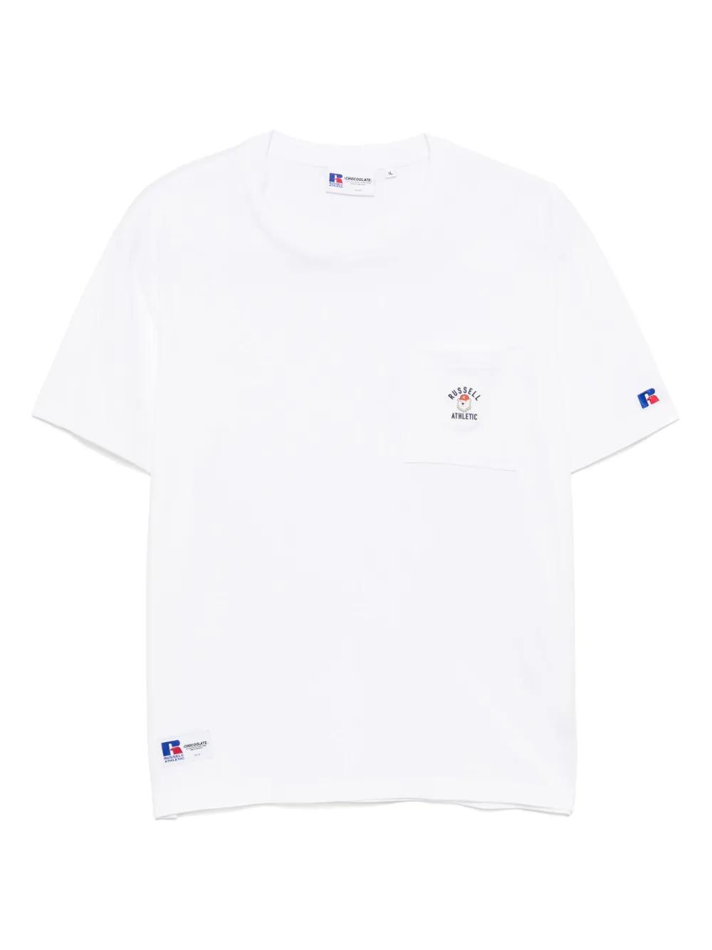 CHOCOOLATE★Round neck loose short sleeve T-shirt CE9 CHOCOOLATE short-sleeved T-shirt | Blue | FARFETCH