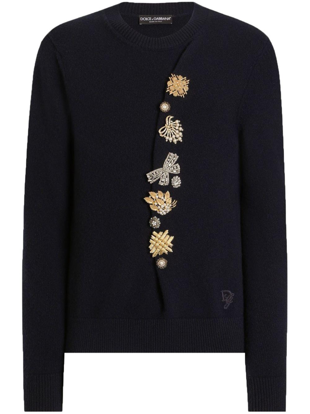 Dolce & Gabbana ブラックニットセーター