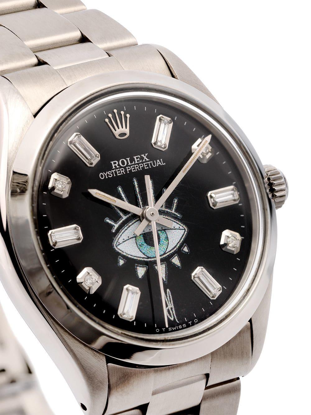 Jacquie Aiche Black Rolex Eye Stainless 