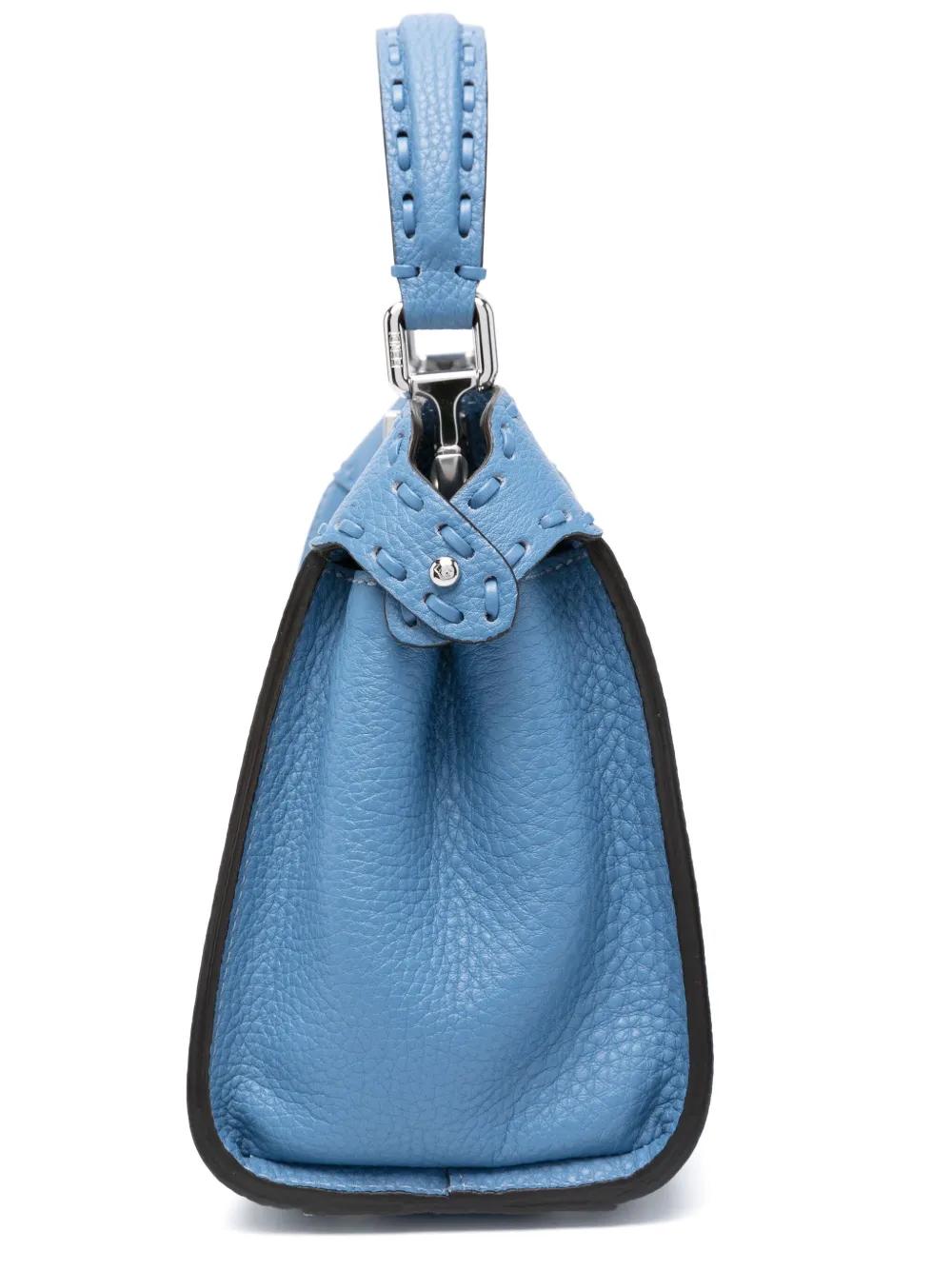 トートバッグ FENDI PEEKABOO MINI TOTE BAG Buy Fendi Peekaboo Mini Tote - Blue At 5% Off | Editorialist