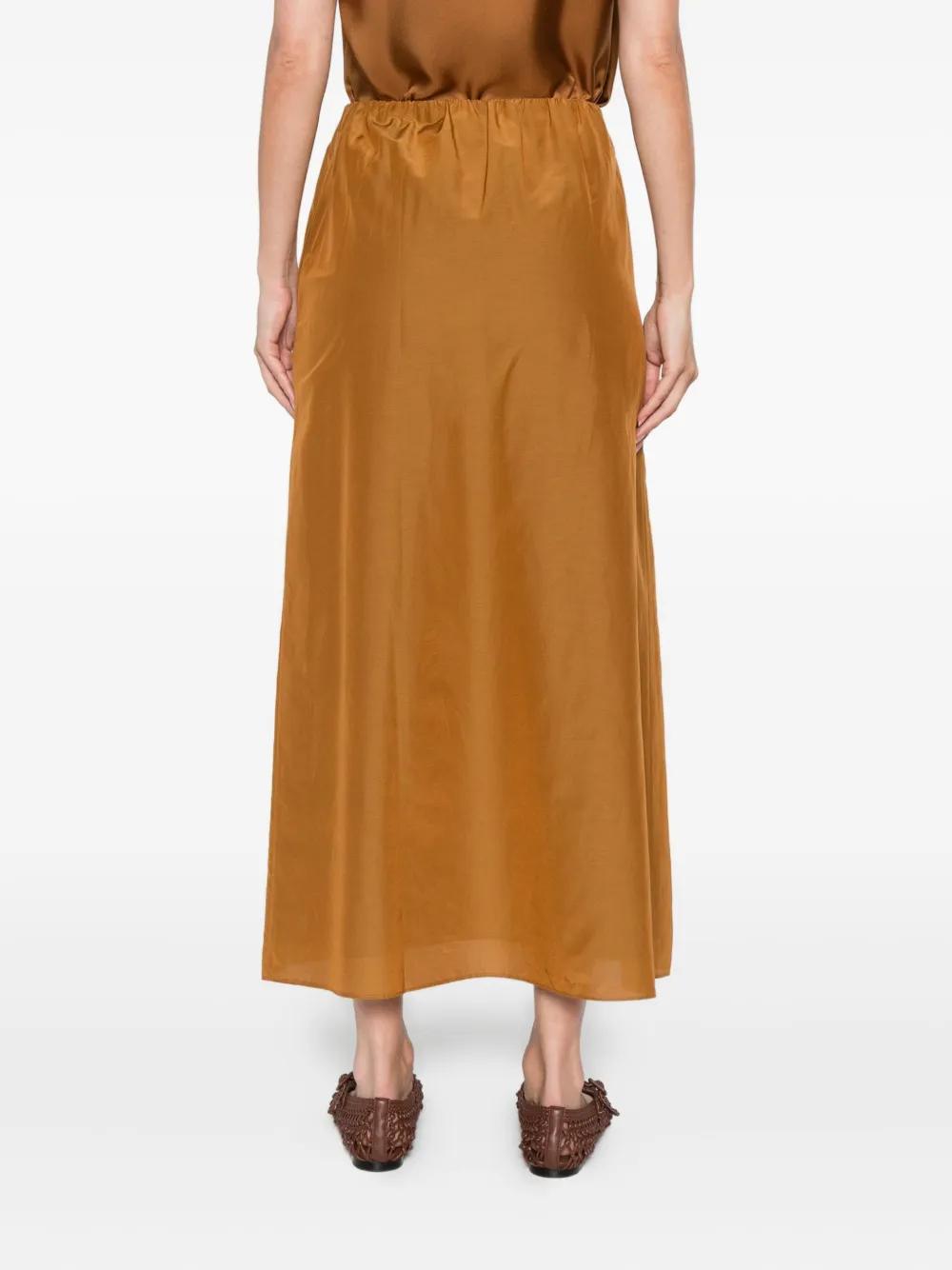 【関税込み】Loulou de Saison グレー Samos ミディアムスカート Gray Samos Midi Skirt by Loulou de Saison on Sale