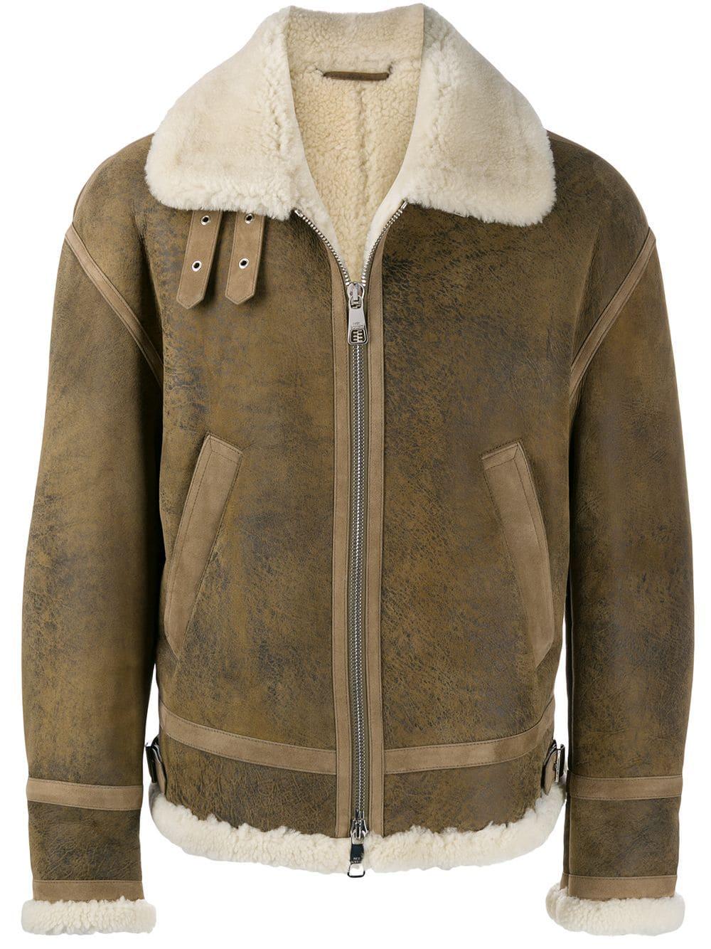 neil barrett shearling jacket