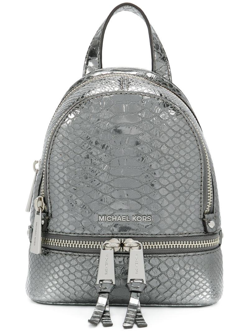 michael kors mini leather backpack