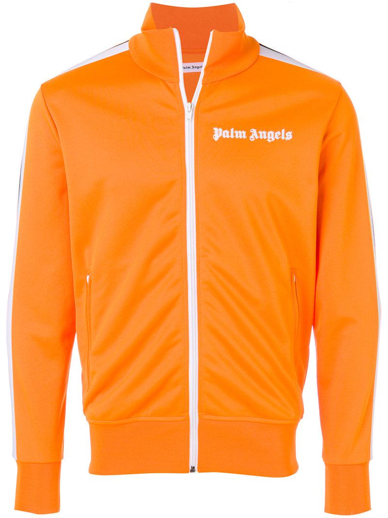 Palm Angels Classic Track Jacket in Yellow & Orange (Orange) for Men - Lyst