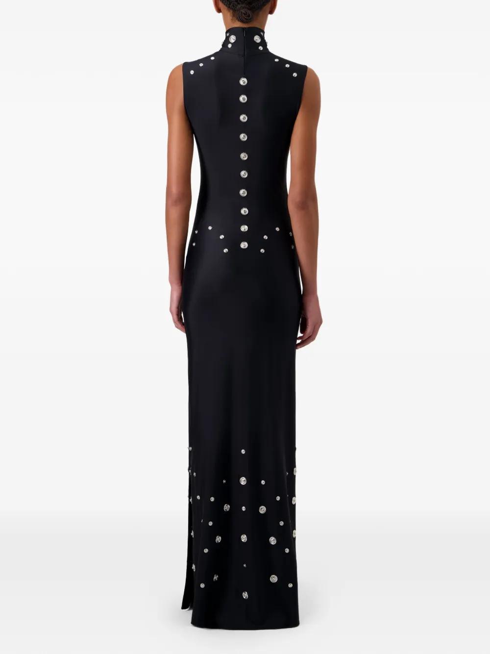 gold glitter dresses for women Asymmetric Flower Gown – Coperni main image 1