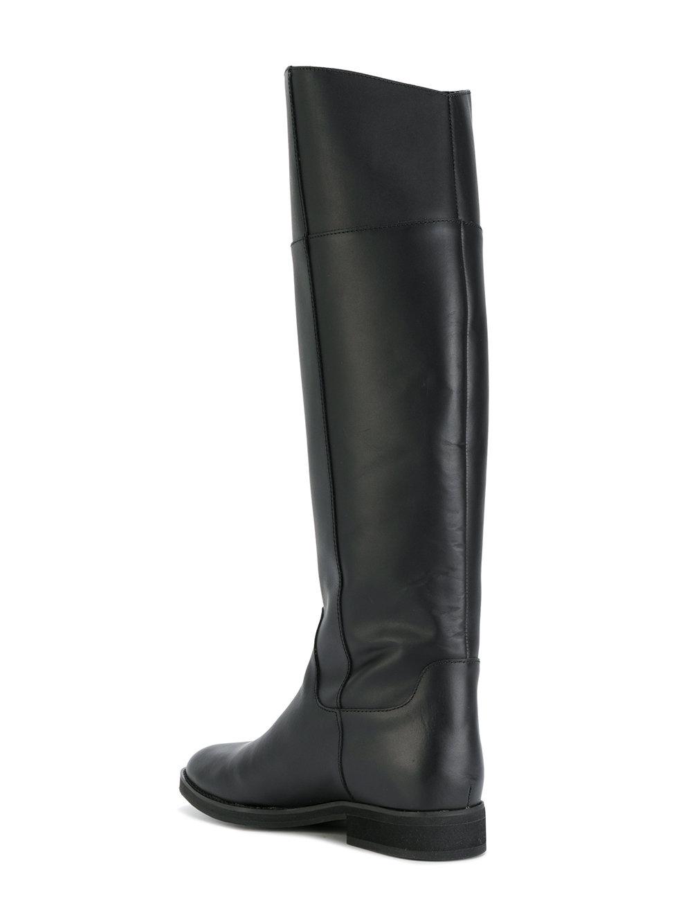 navy riding boots