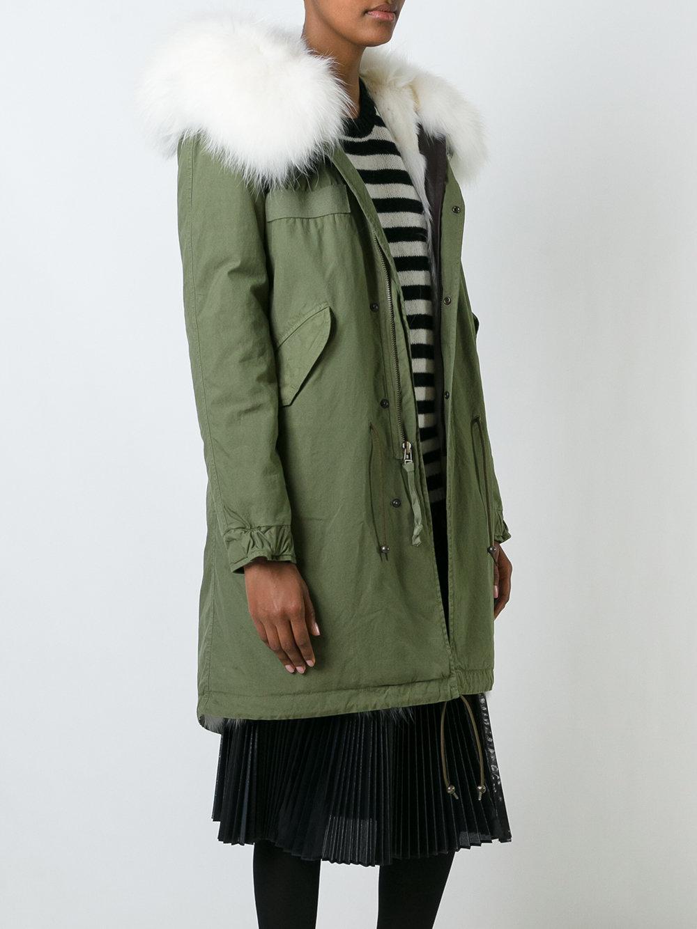 mr and mrs italy fur lined parka