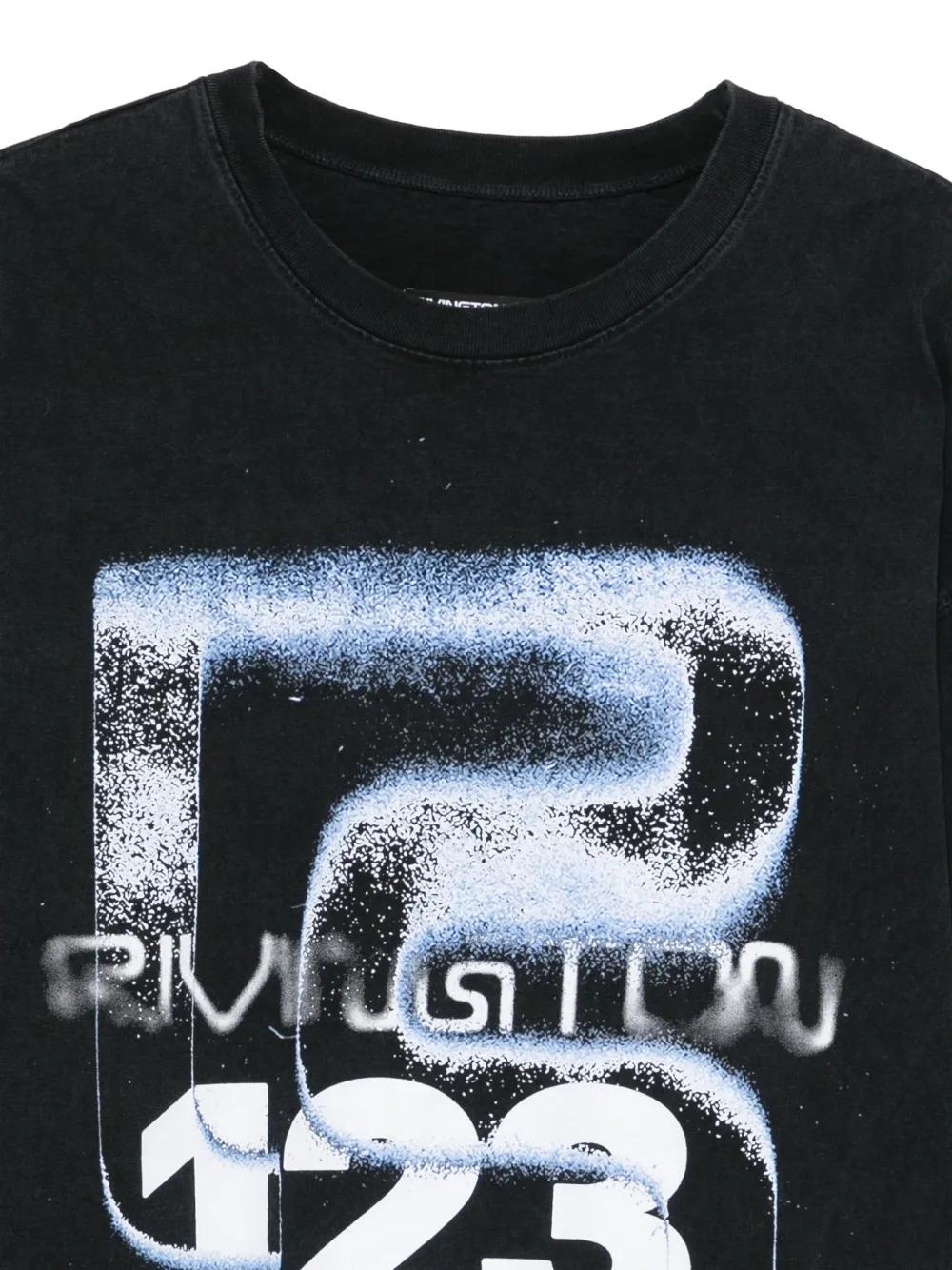 RRR123 Graphic-Print Long-Sleeve T-Shirt in Black for Men | Lyst
