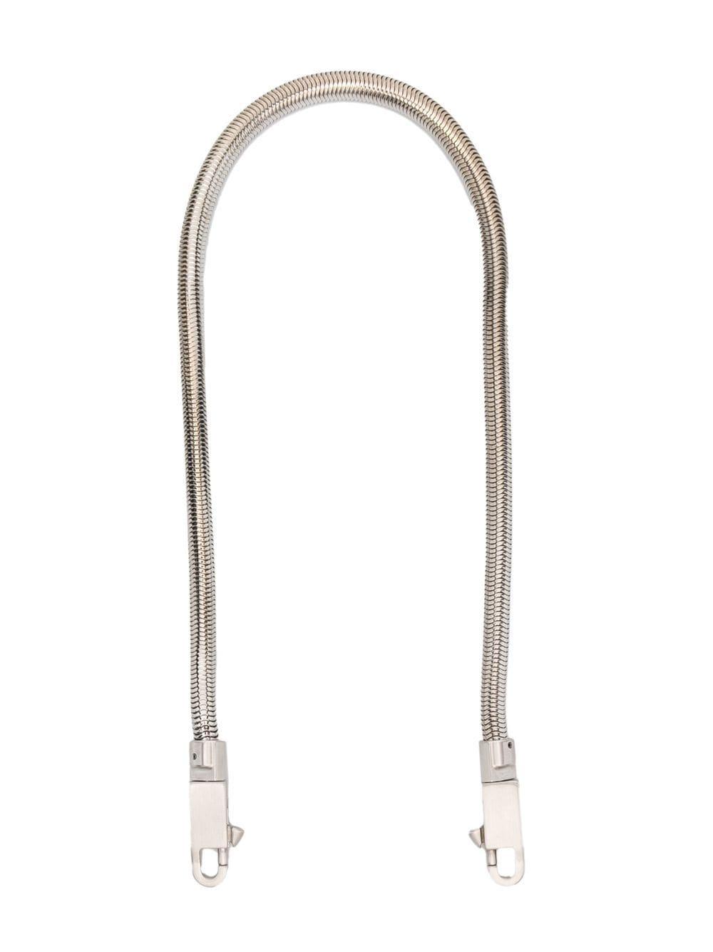 Rick Owens Metal Snake-chain in White for Men | Lyst