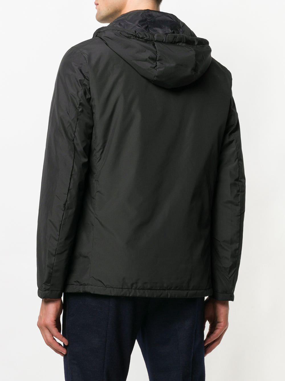 Armani Waterproof Blazer-shaped Jacket in Black for Men | Lyst