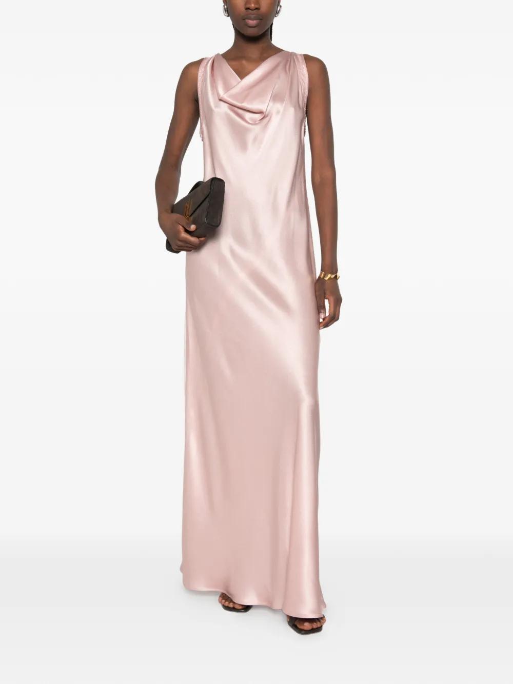 chinese dress ladies Pink Maxi Dress main image 1