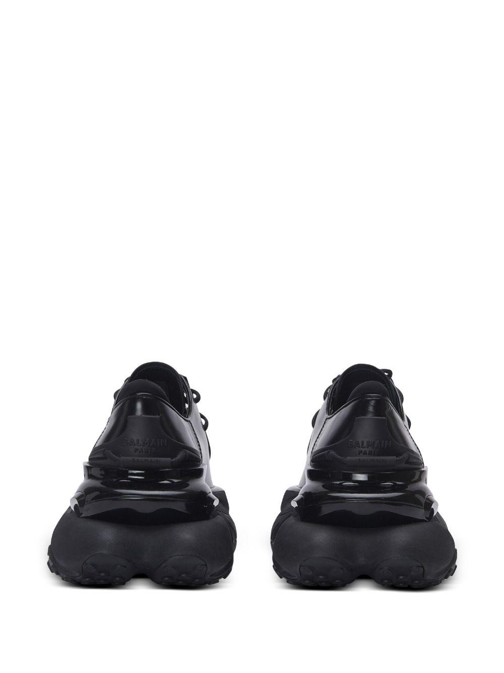 Balmain メンズ ブラック Unicorn ローファー スリッポンシューズ 