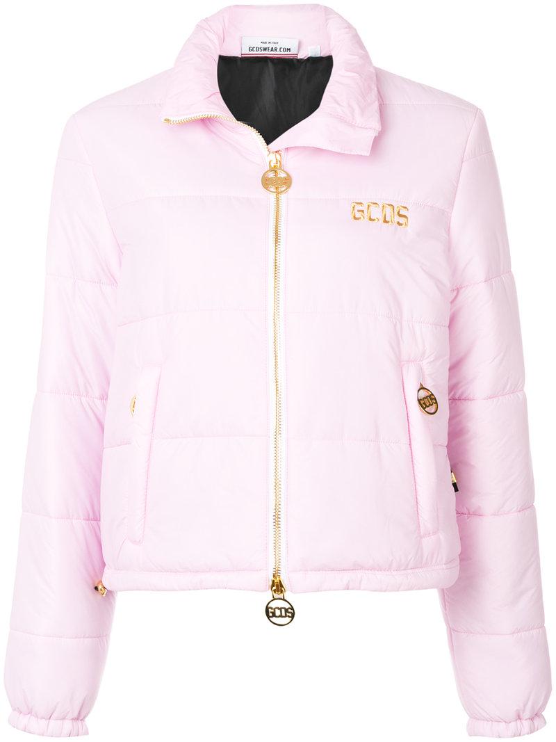 Hello Kitty Monogram Puffer Jacket: Women Outerwear Brown | Gcds