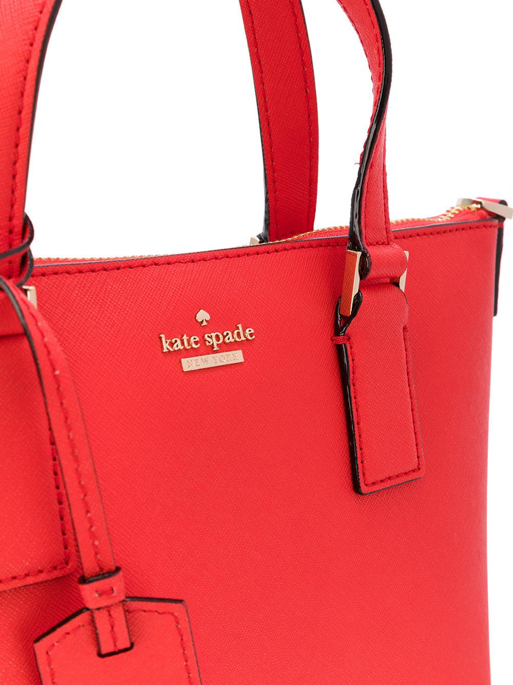 Kate Spade Mini Tote Bag in Red - Lyst