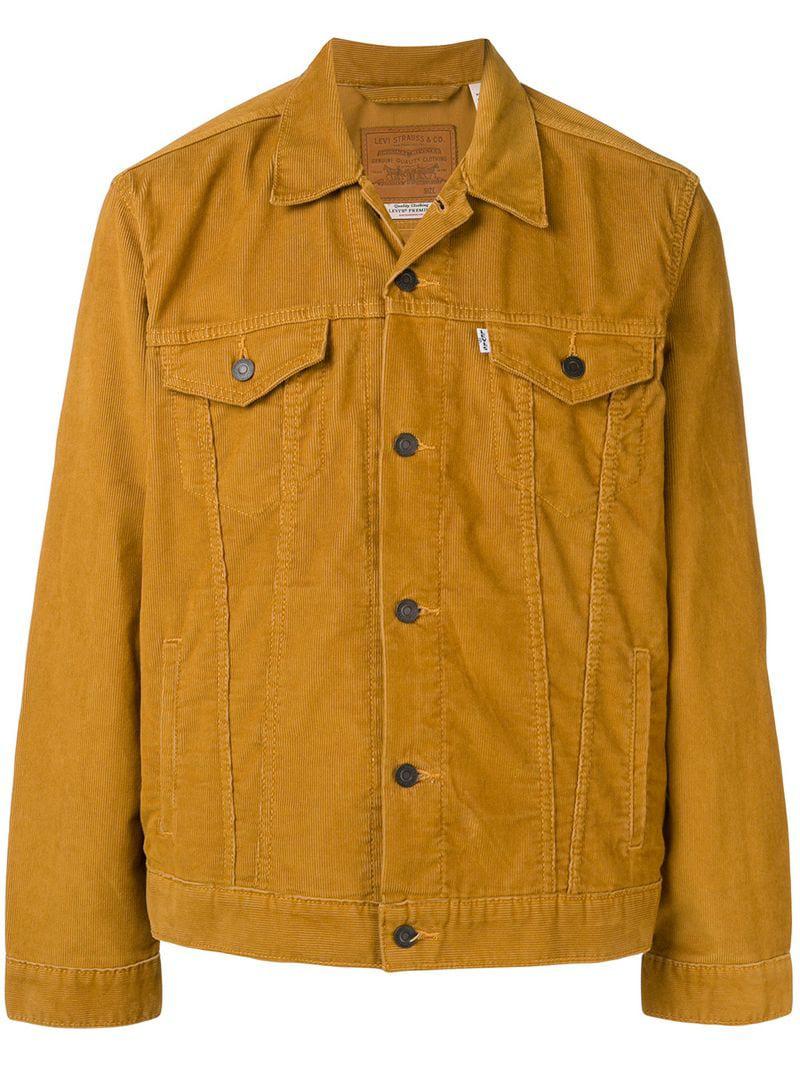 Levi's The Trucker Jacket in Yellow for Men | Lyst UK