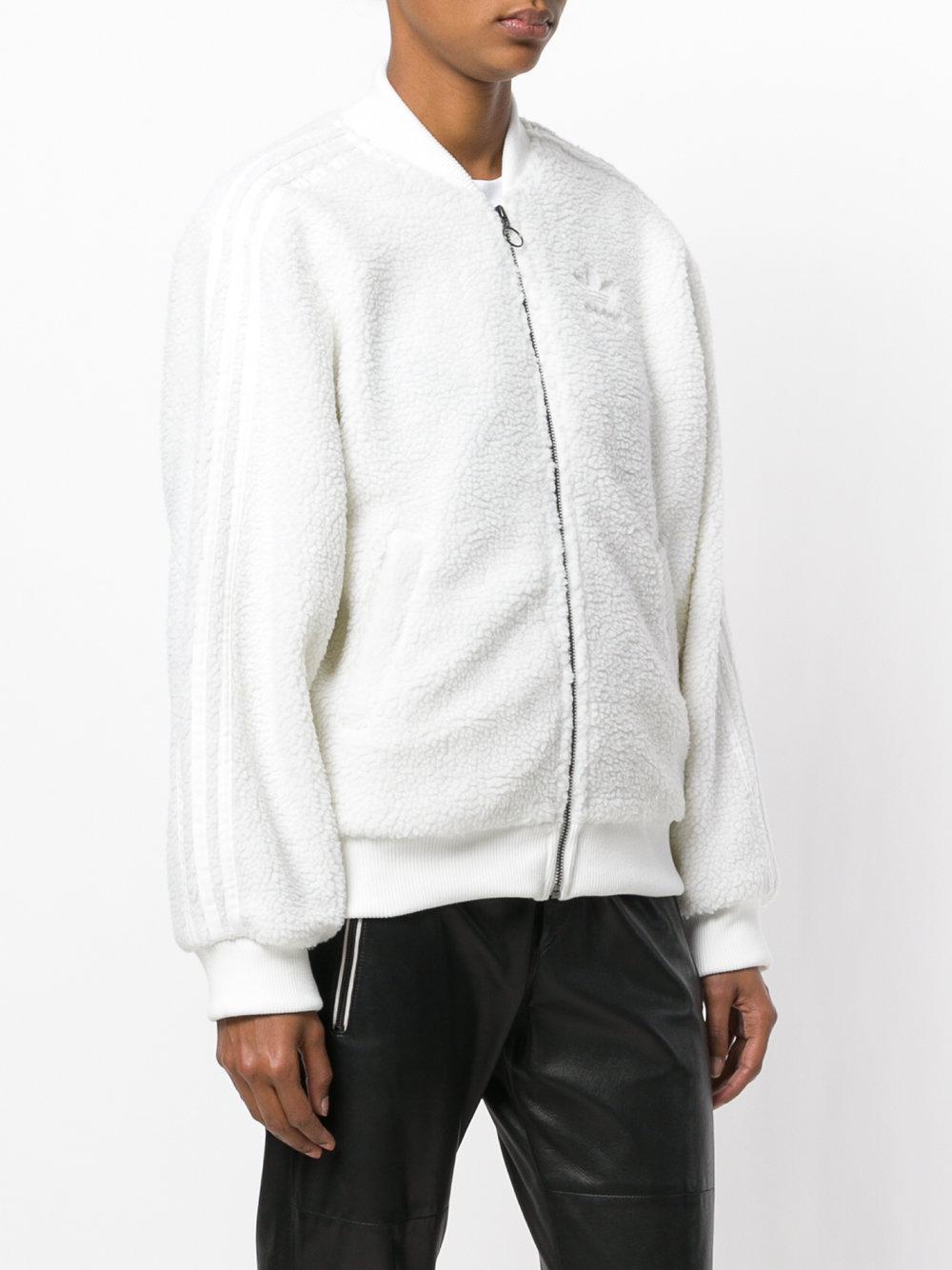 adidas shearling jacket
