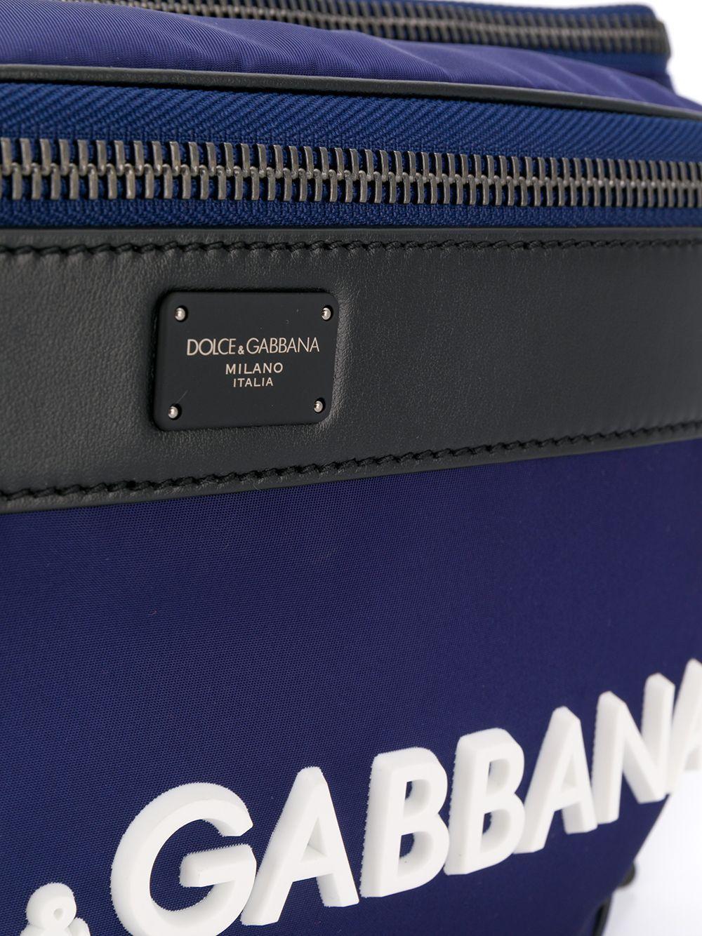 Sac banane à logo Dolce & Gabbana pour homme en coloris Bleu | Lyst