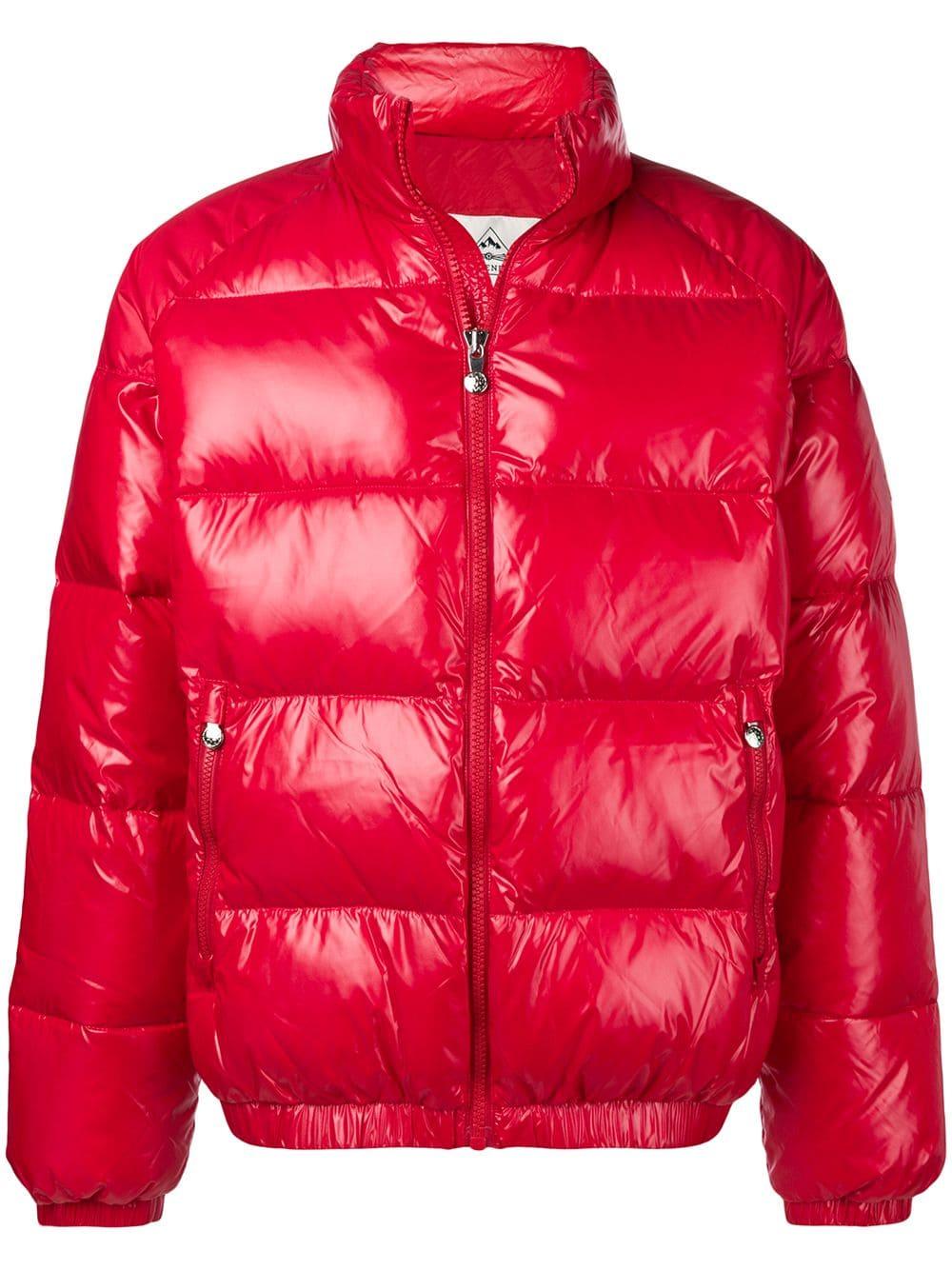 Pyrenex Puffer Coat in Red for Men - Lyst